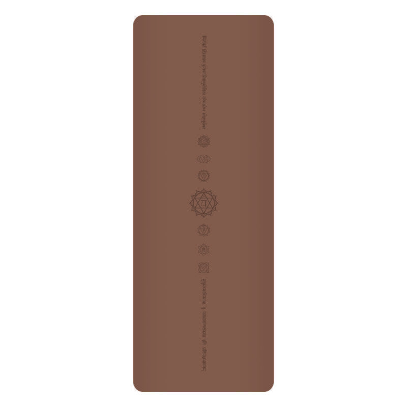 Pu Leather Natural Rubber Rustic Yoga Mat