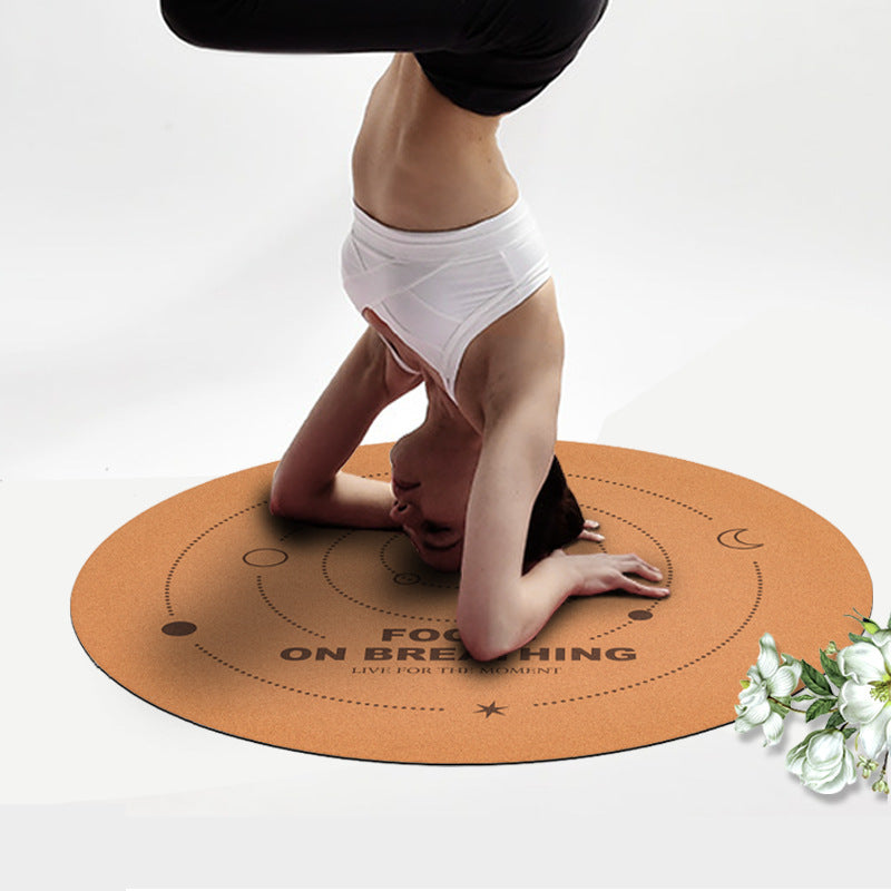 Cork Natural Rubber Meditation Mat