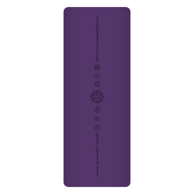 Pu Leather Natural Rubber Rustic Yoga Mat