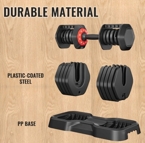 Adjustable Dumbbell Set 10 In 1 Free Dumbbell