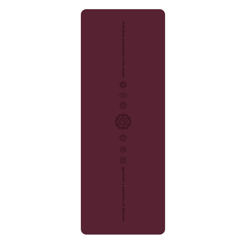 Pu Leather Natural Rubber Rustic Yoga Mat