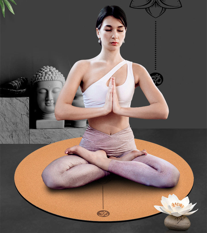 Cork Natural Rubber Meditation Mat